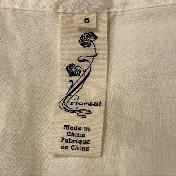 FLOREAT by ANTHROPOLOGIE NWOT Nana’s Doily Top - Picture 5 of 7